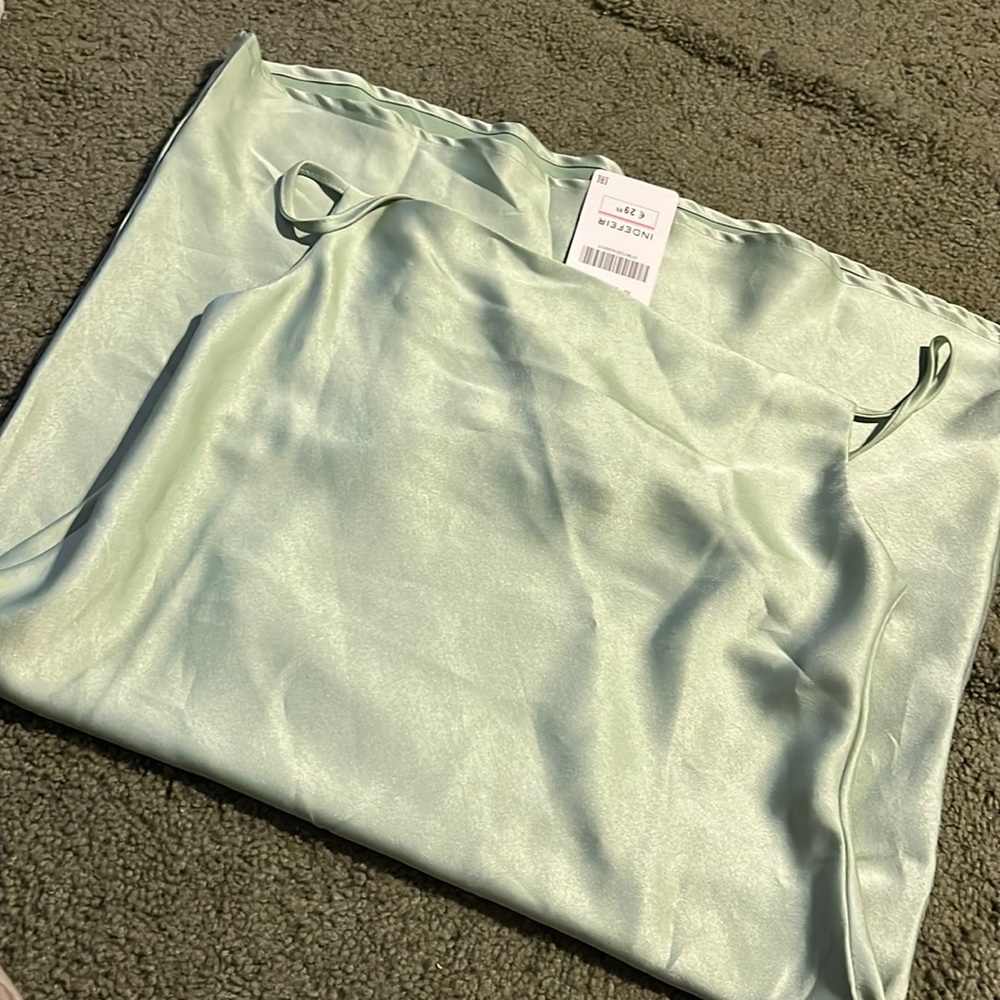 Mint midi dress